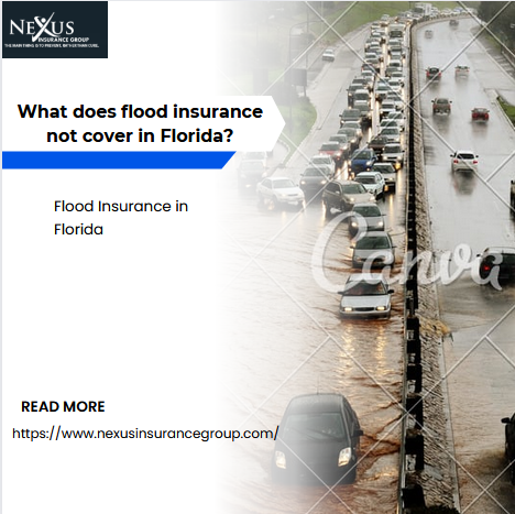 What does flood insurance not cover in Florida?